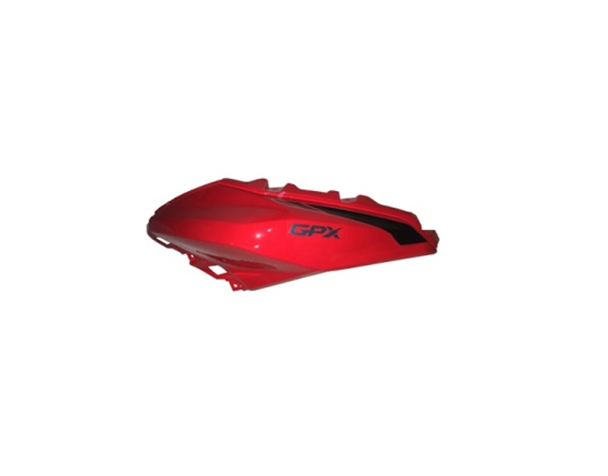GPX Demon: Cover, Fuel Tank Right Decorative (Black, Red, Gray)