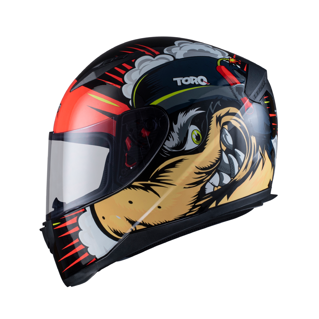 TORQ Dominer TNT Helmets – Red-Black