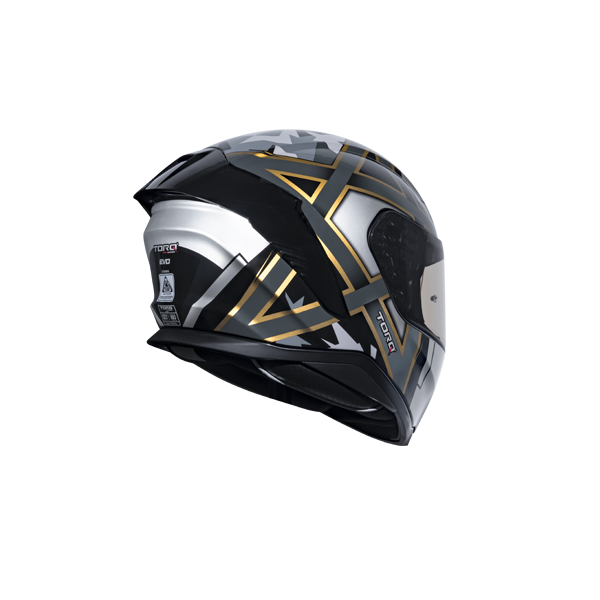 TORQ EVO Xtrack -Gloss Golden/Black - Image 2